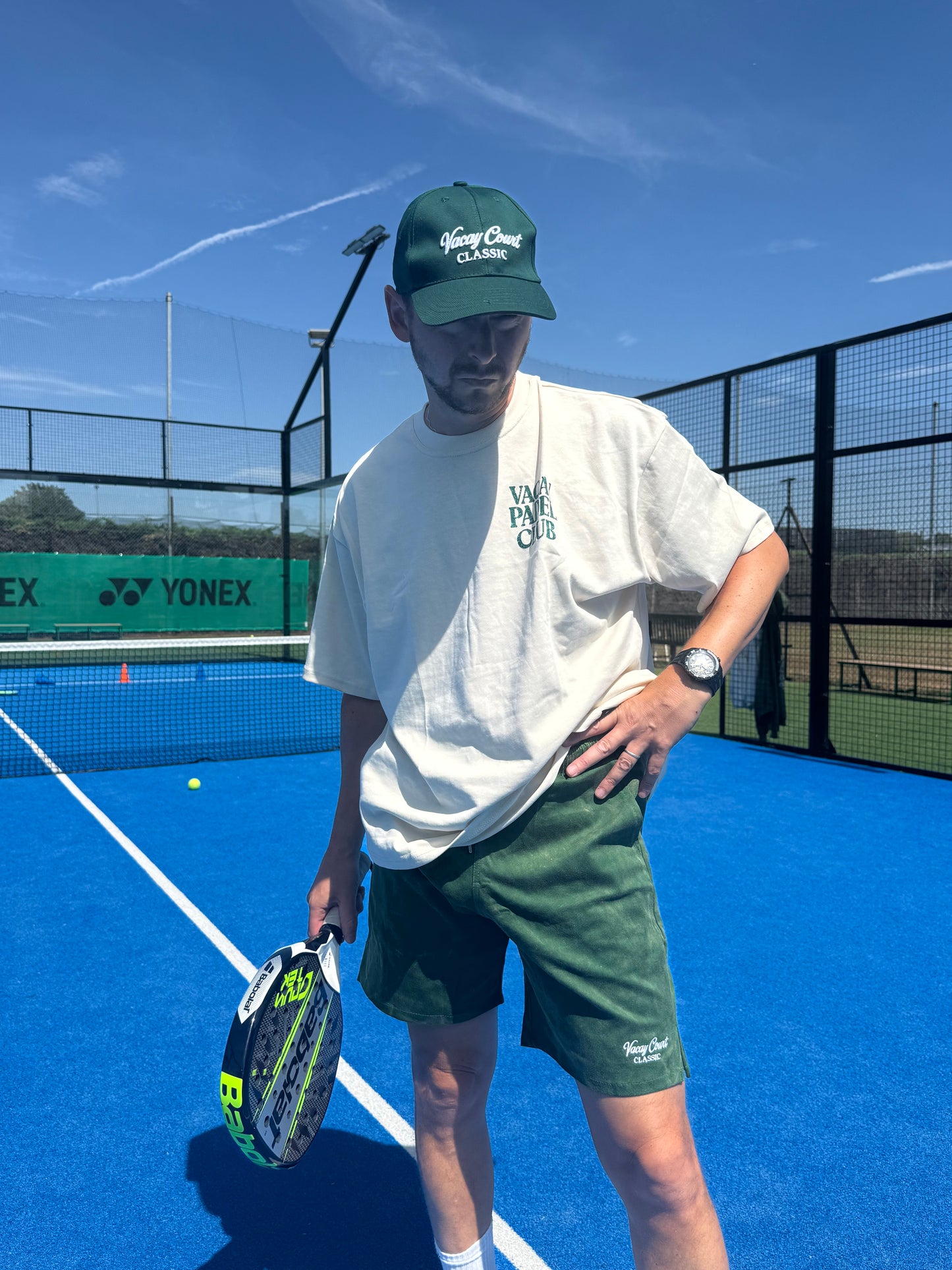 Vacay Padel Club Tshirt - Ecru - Unisex