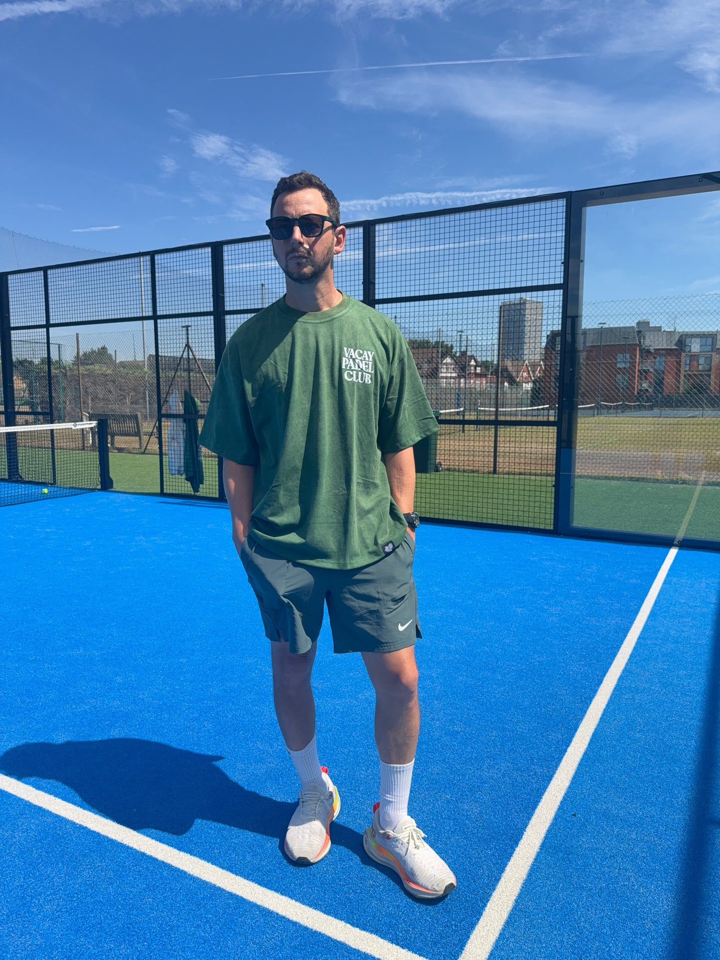 Vacay Padel Club Tshirt - Forest Green - Unisex