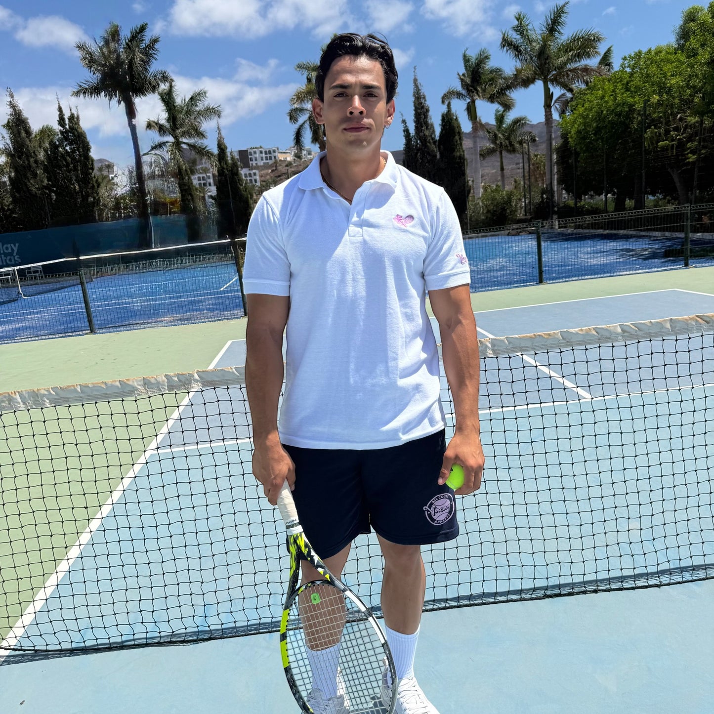 MIAMI MEN'S POLO SHIRT - WHITE