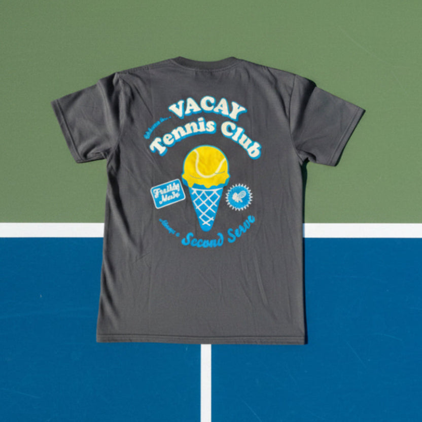 Ice Cream Tennis Tee Unisex - Black