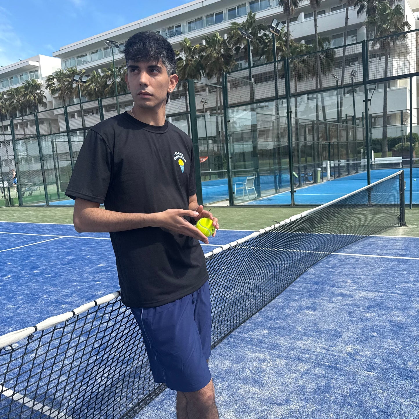 Ice Cream Tennis Tee Unisex - Black