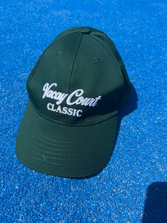 Vacay Court Classic Cap - Tennis Green