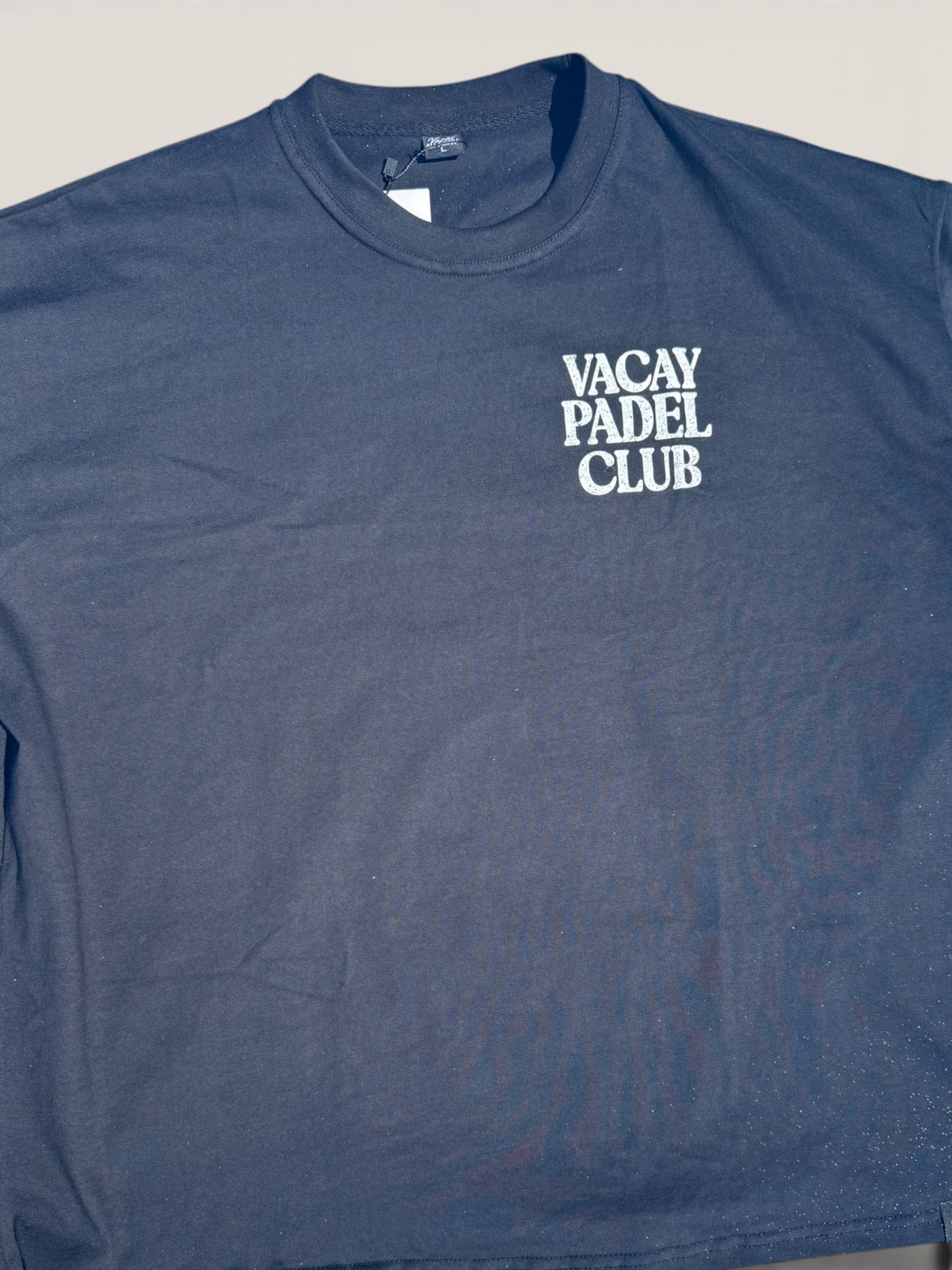 Vacay Padel Club Tshirt - Navy - Unisex