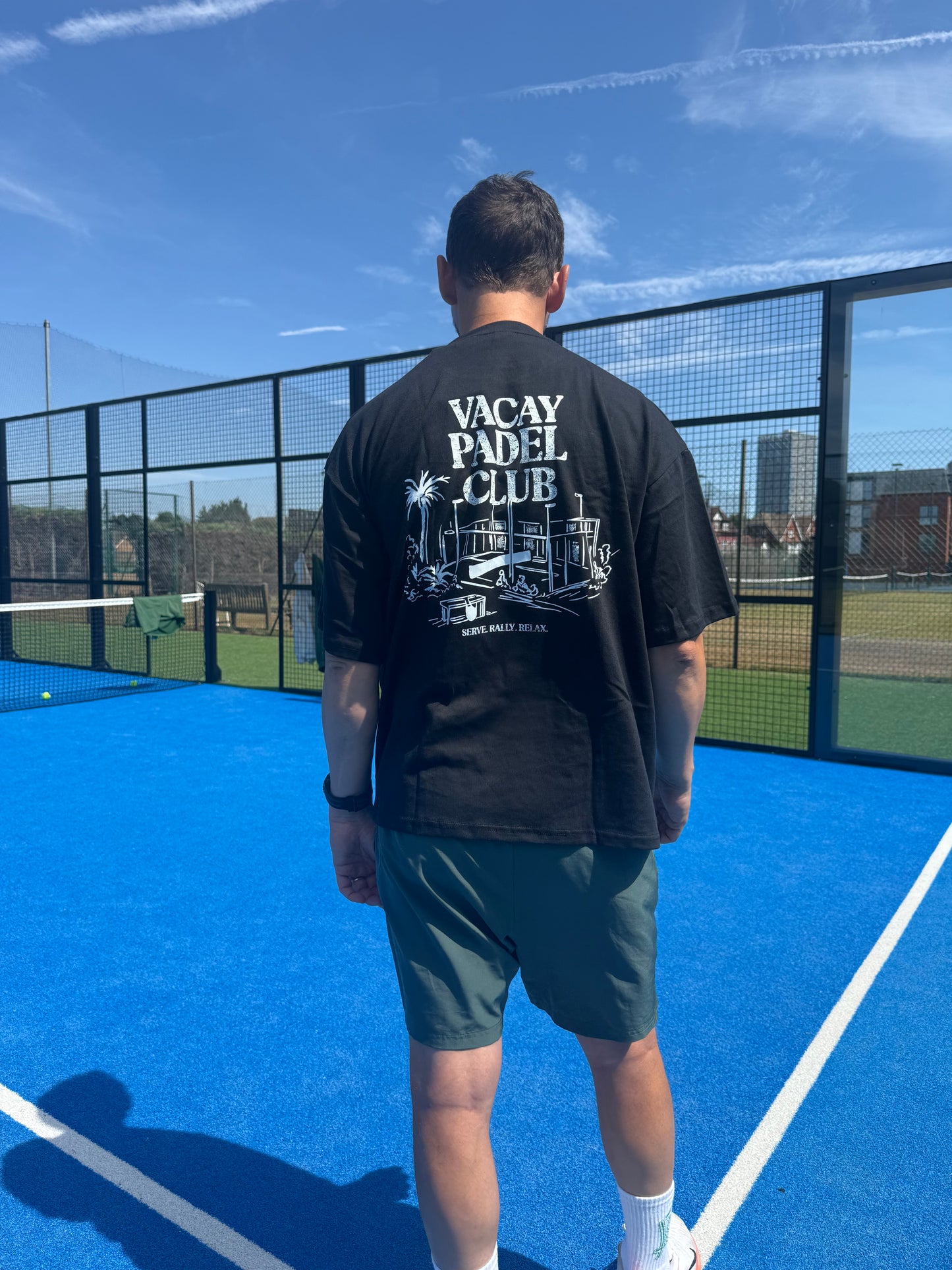 Vacay Padel Club Tshirt - Navy - Unisex