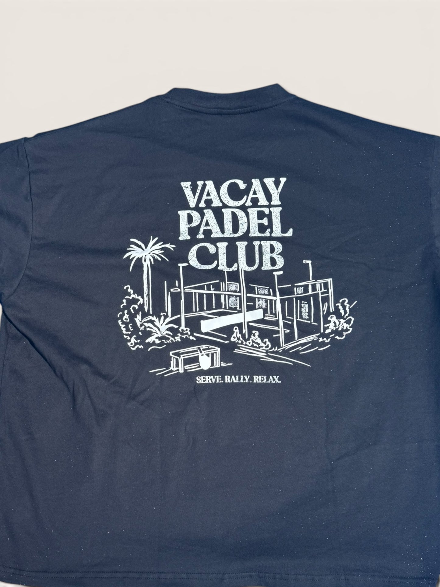 Vacay Padel Club Tshirt - Navy - Unisex