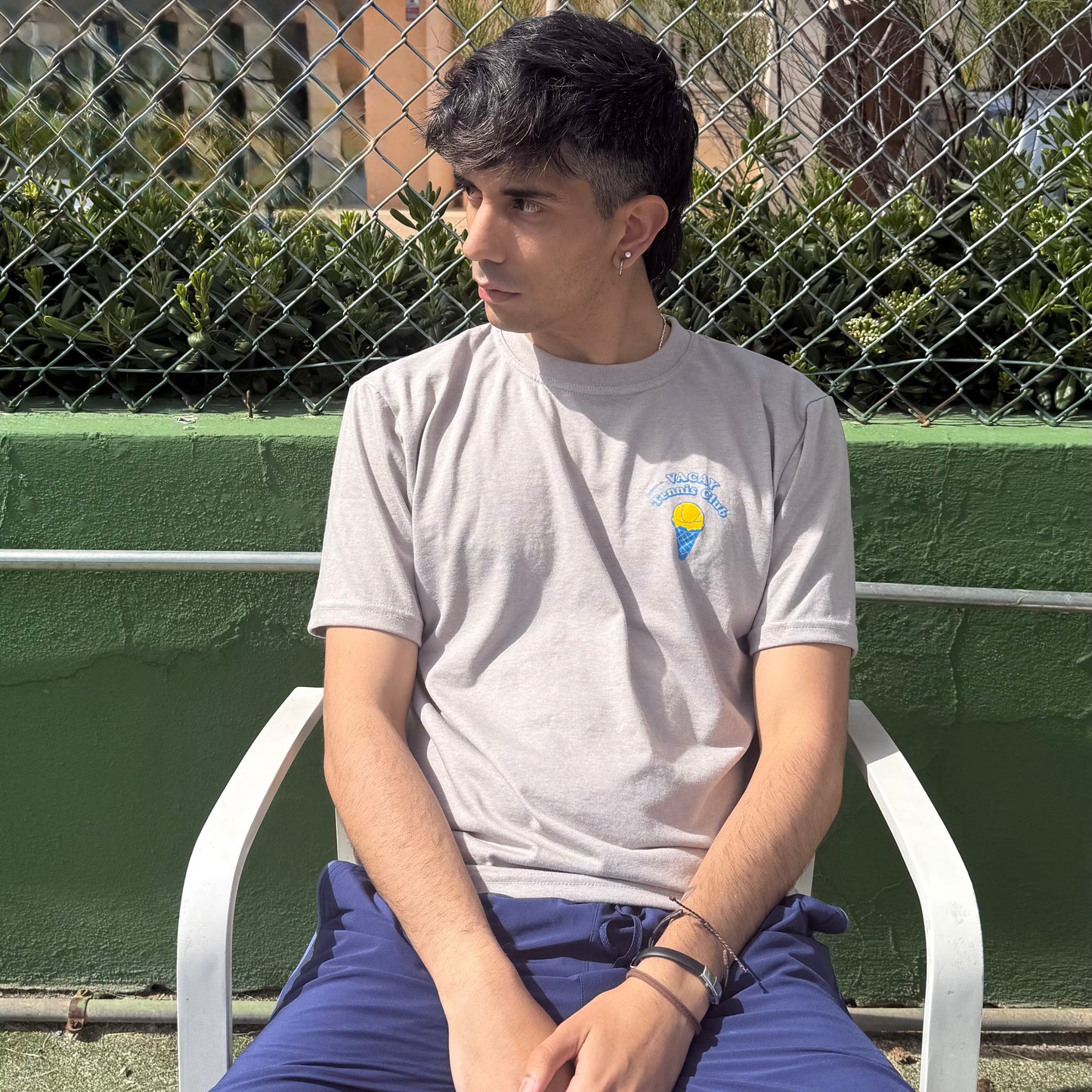 Ice Cream Tennis Tee Unisex - Graphite