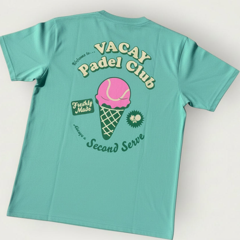 Second Serve Padel Unisex Tee - Mint