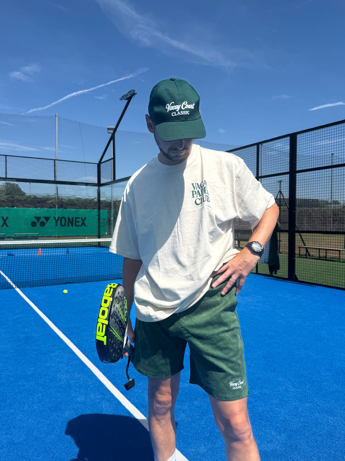 Vacay Padel Club Tshirt - Ecru - Unisex