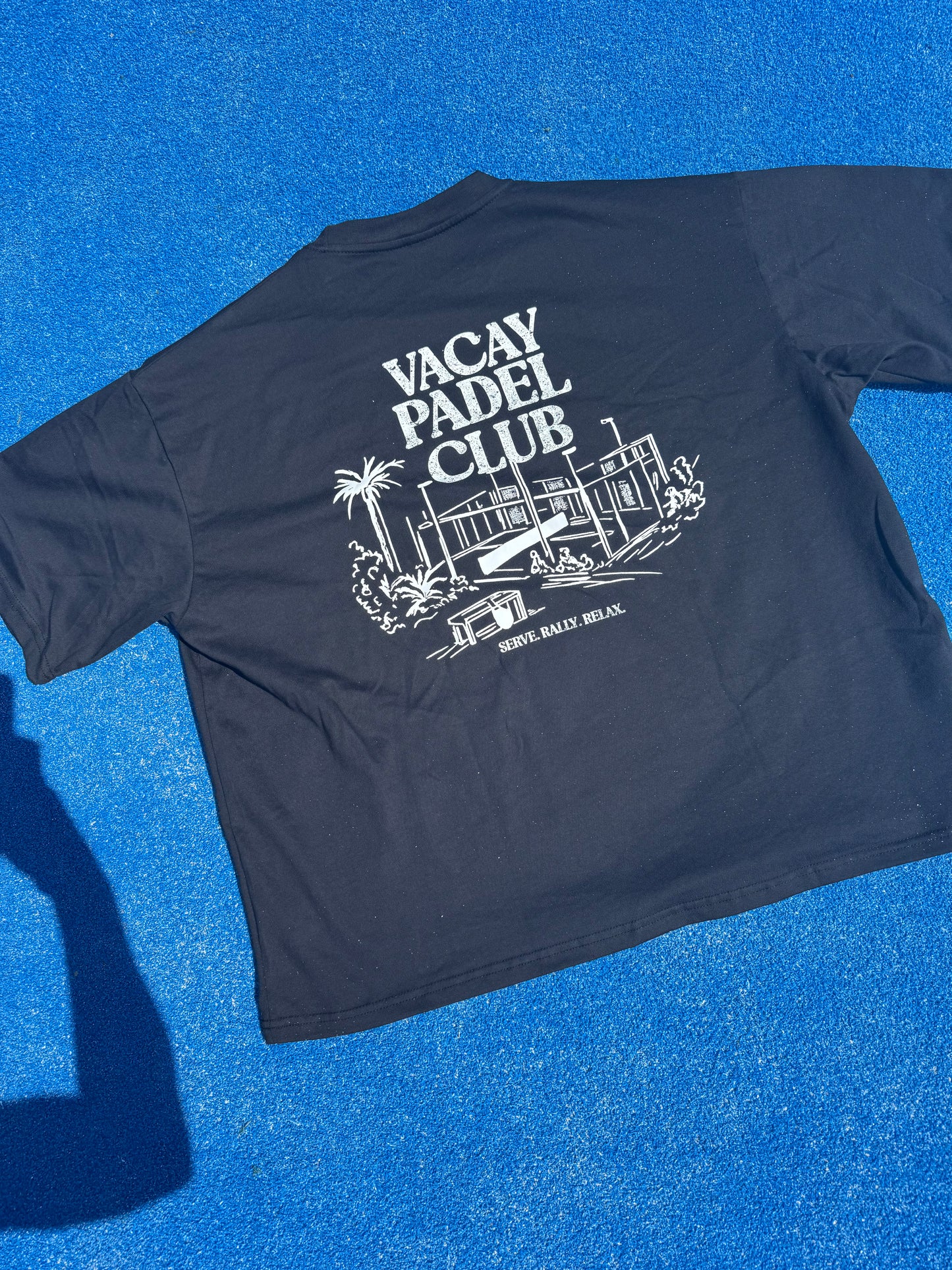 Vacay Padel Club Tshirt - Navy - Unisex