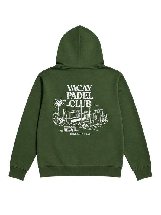 Vacay Padel Club Hoodie - Forest Green - Unisex