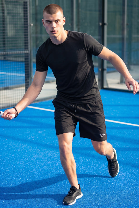 Vacay Court Classic Shorts - Black - Men’s