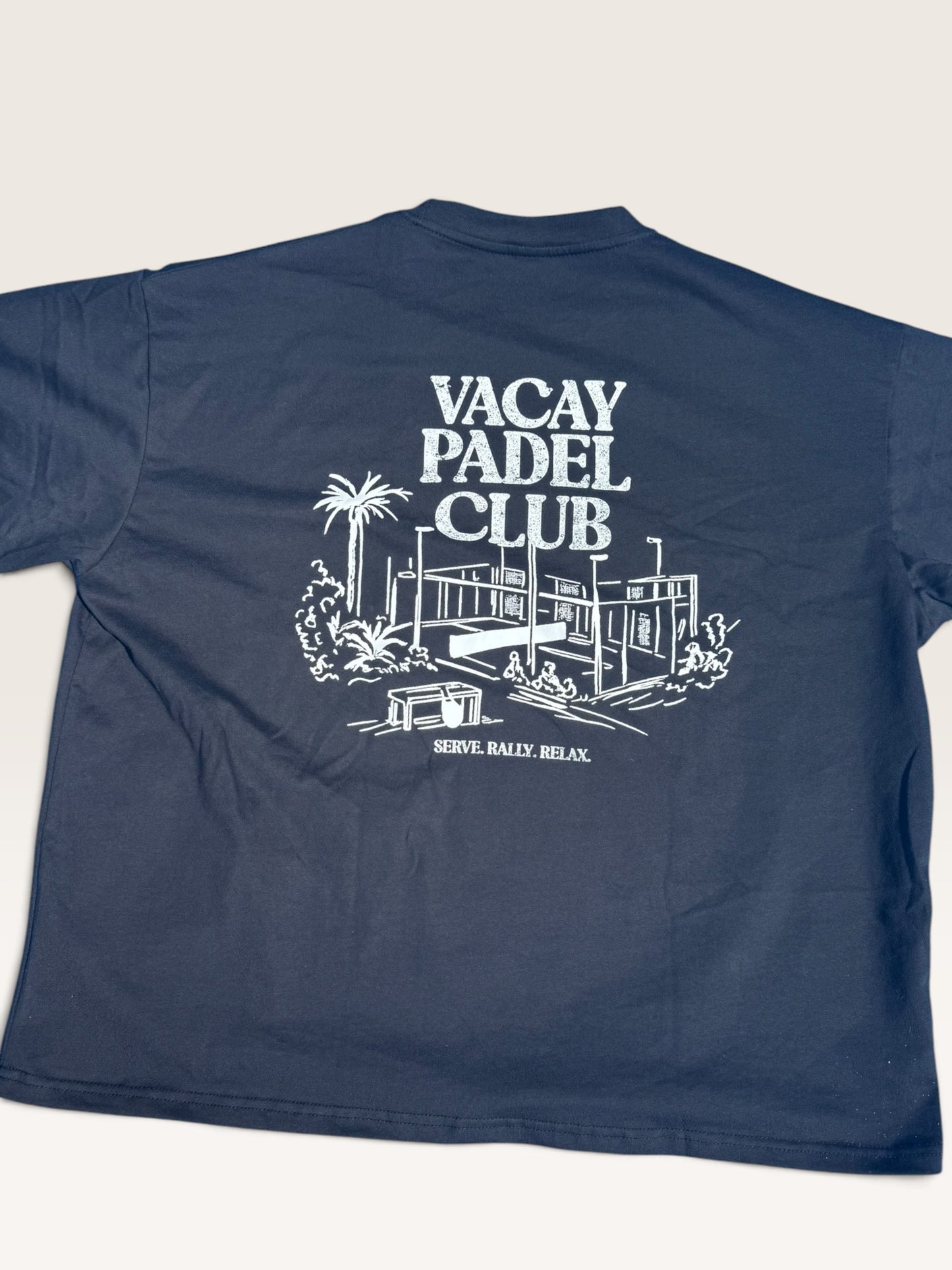 Vacay Padel Club Tshirt - Navy - Unisex