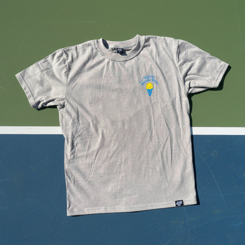Ice Cream Tennis Tee Unisex - Graphite