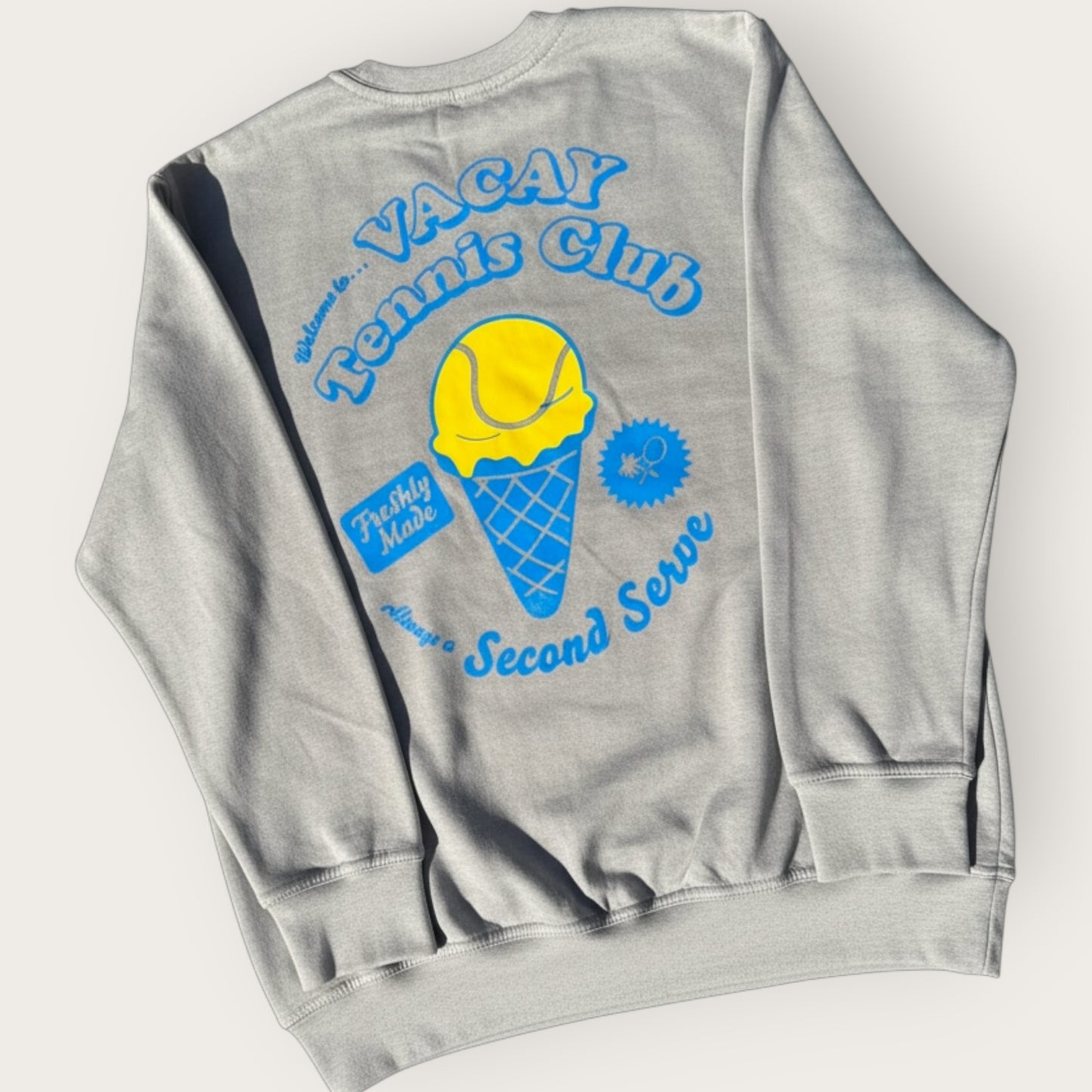 Ice Cream Long Sleeve Tennis Tee Unisex - Graphite