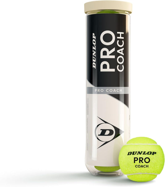 Dunlop Pro Coach Tennis Balls - 4 ball tube