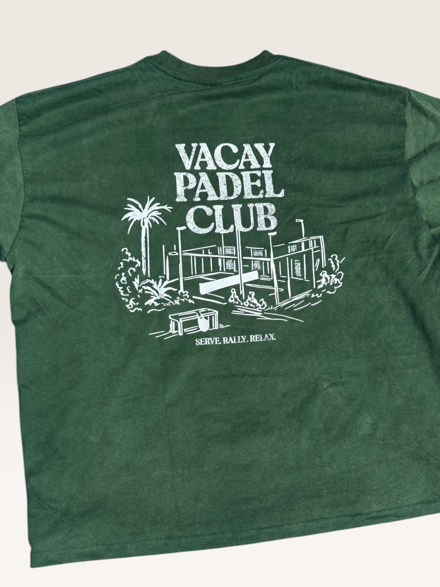 Vacay Padel Club Tshirt - Forest Green - Unisex