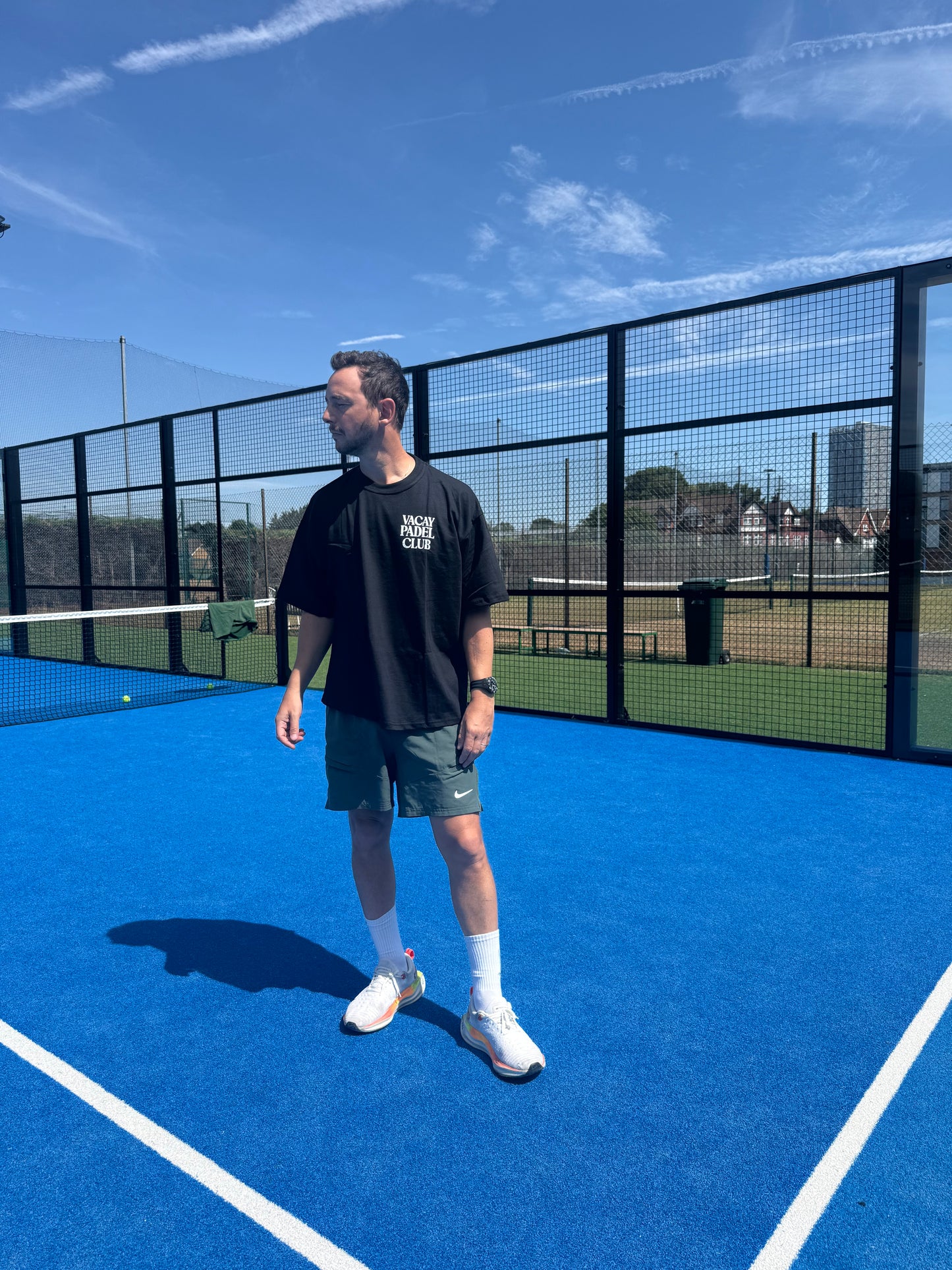 Vacay Padel Club Tshirt - Navy - Unisex