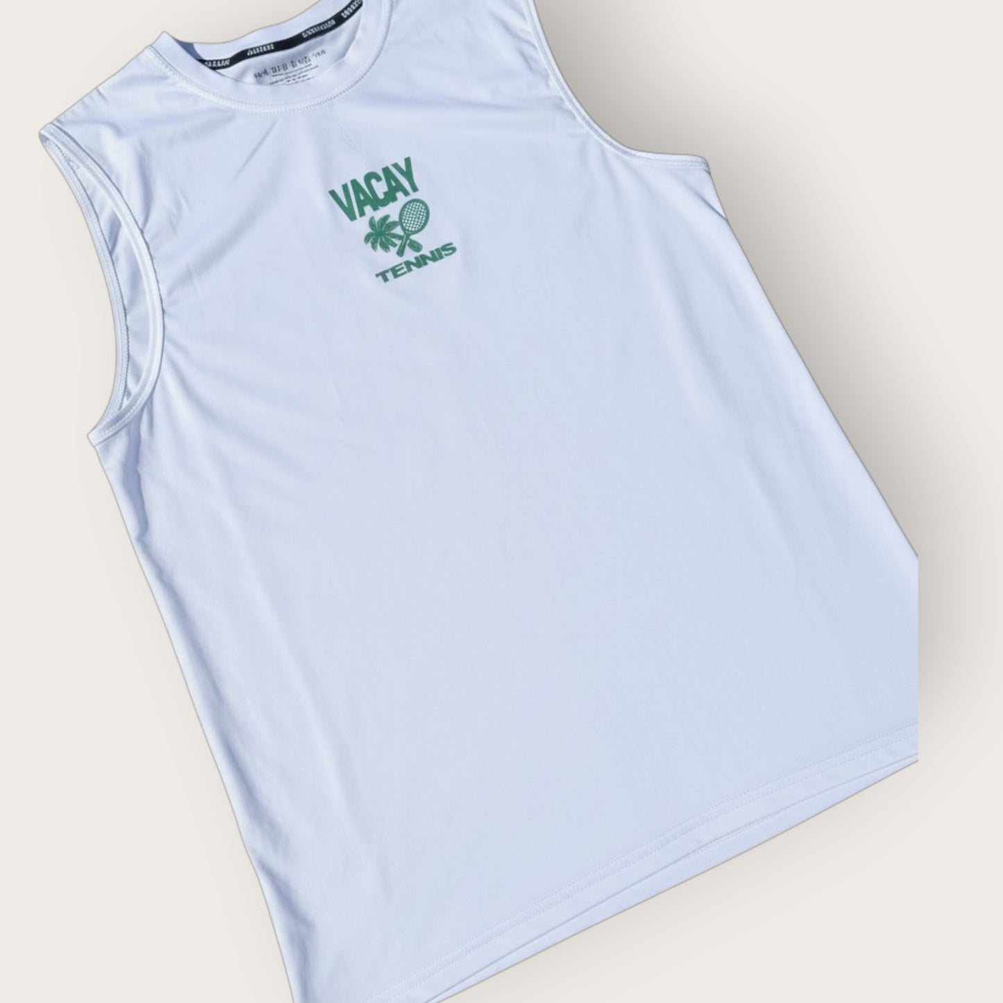 Ace Tennis Men’s Performance Tank - White