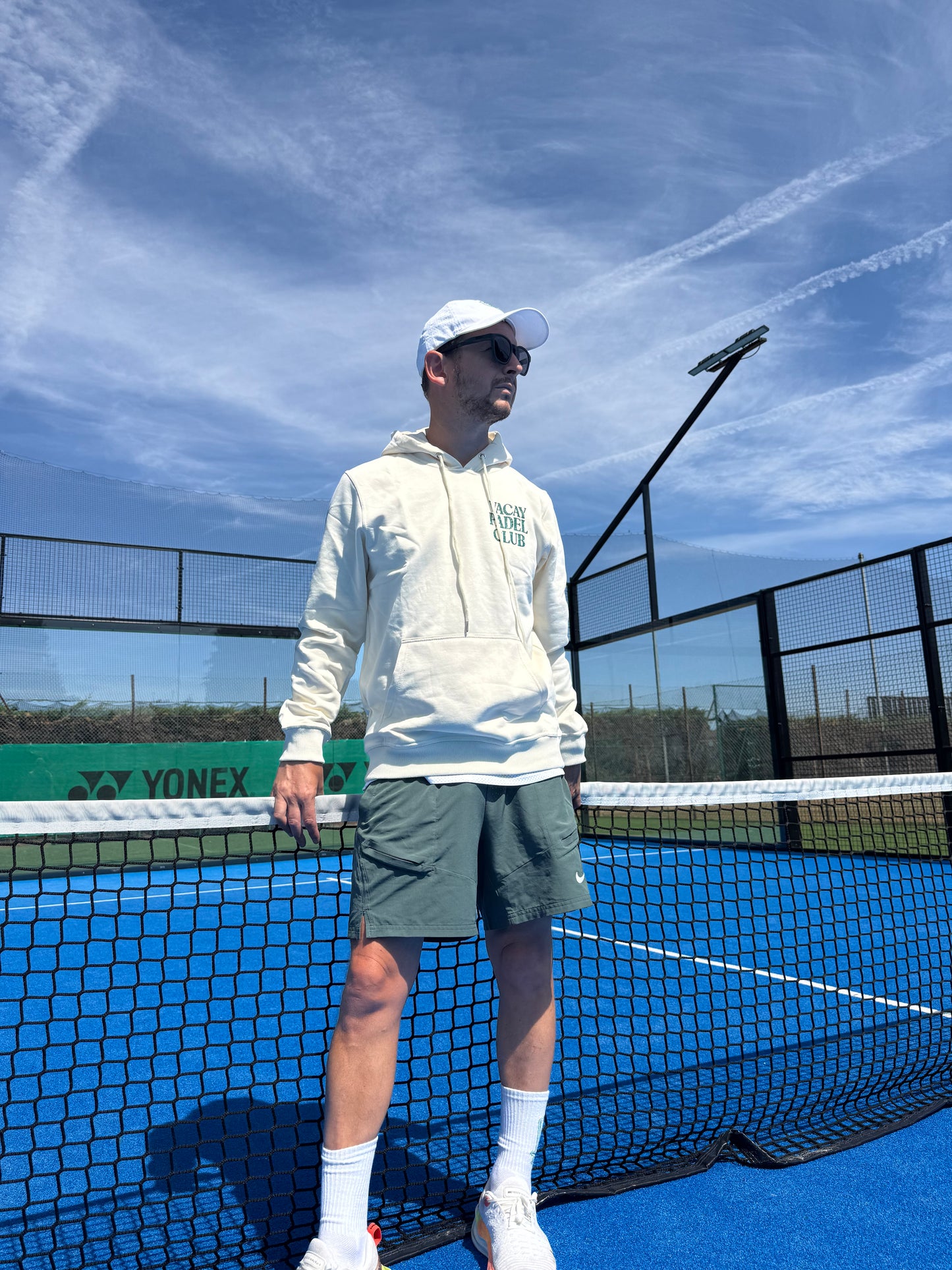 Vacay Padel Club Hoodie - Ecru - Unisex