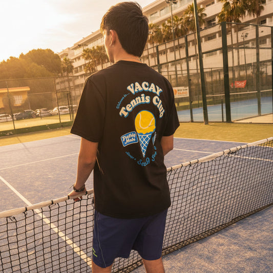 Ice Cream Tennis Tee Unisex - Black