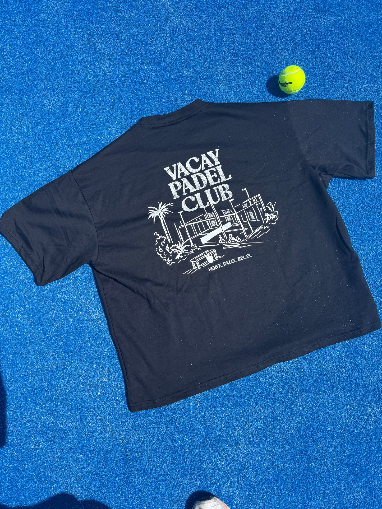Vacay Padel Club Tshirt - Navy - Unisex