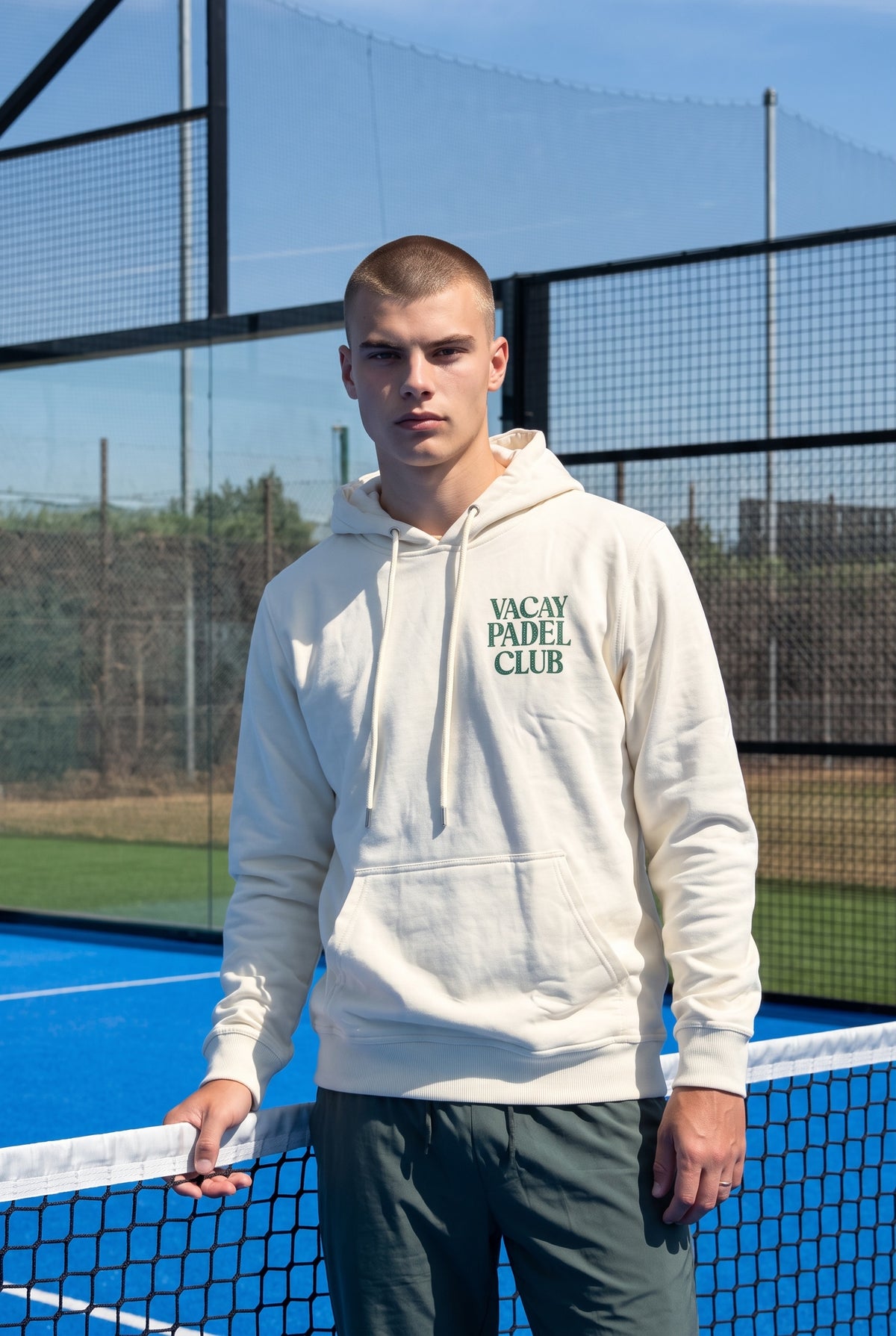 Vacay Padel Club Hoodie - Ecru - Unisex