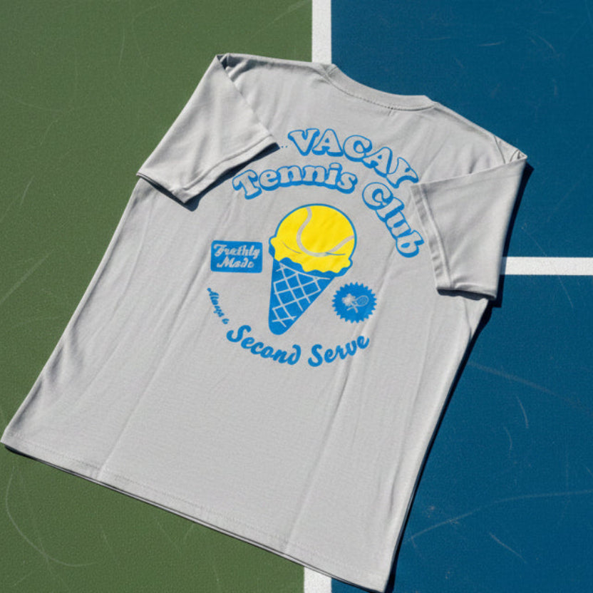 Ice Cream Tennis Tee Unisex - Graphite