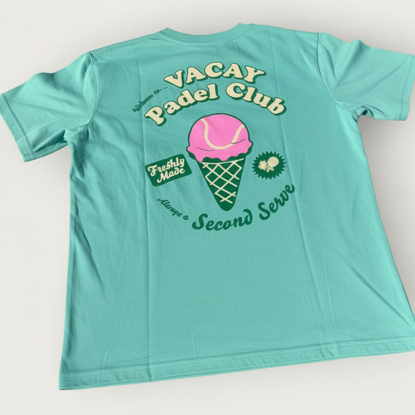 Second Serve Padel Unisex Tee - Mint