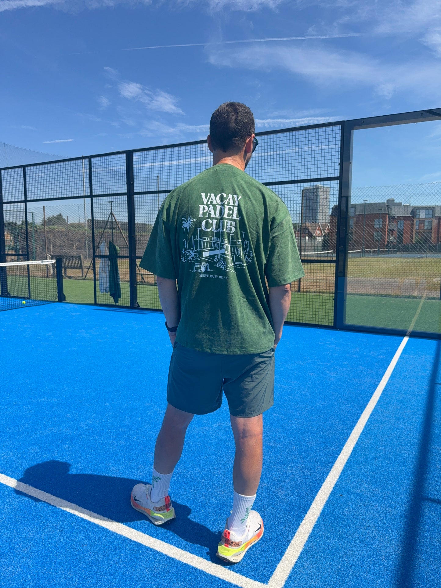 Vacay Padel Club Tshirt - Forest Green - Unisex