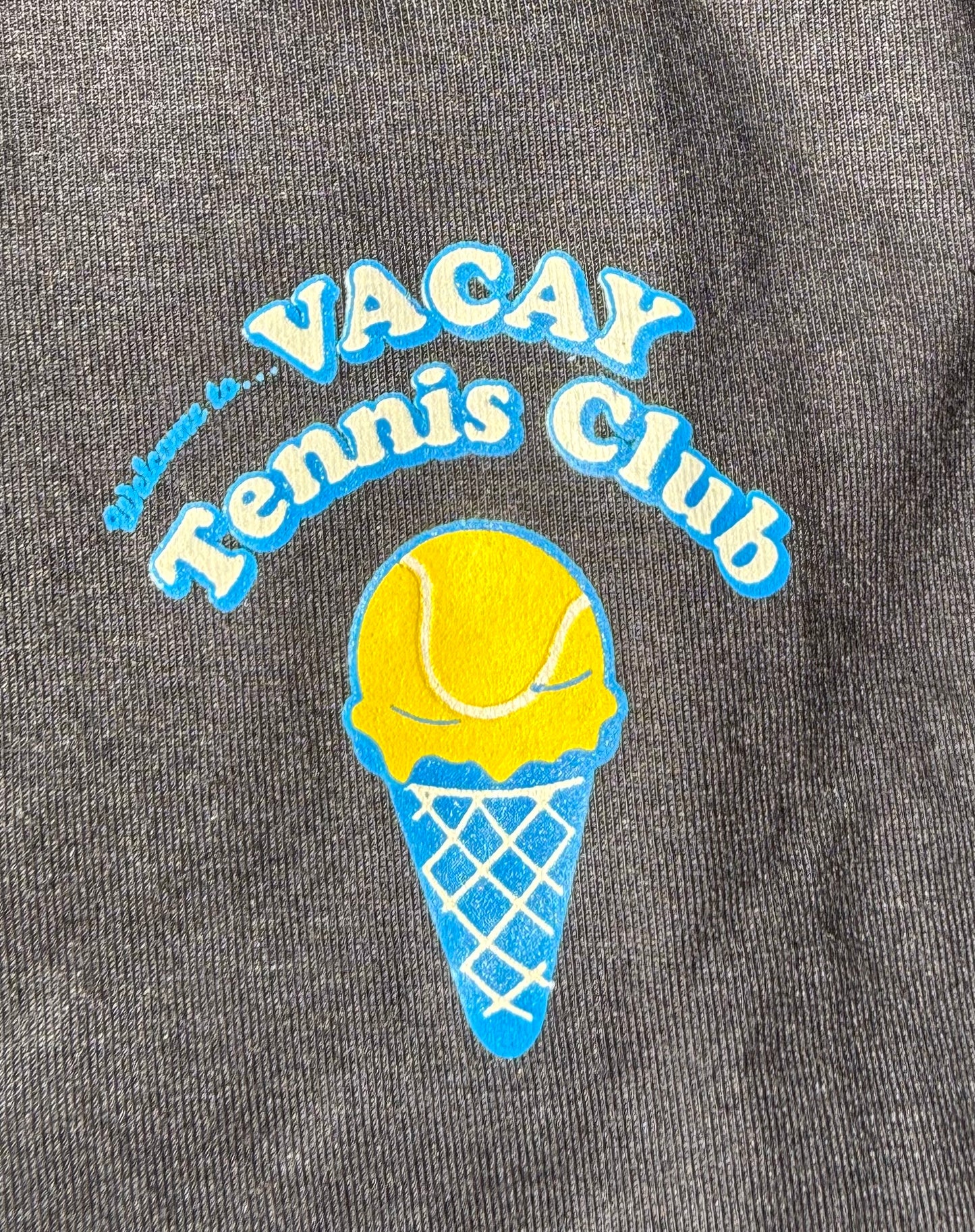 Ice Cream Tennis Tee Unisex - Black