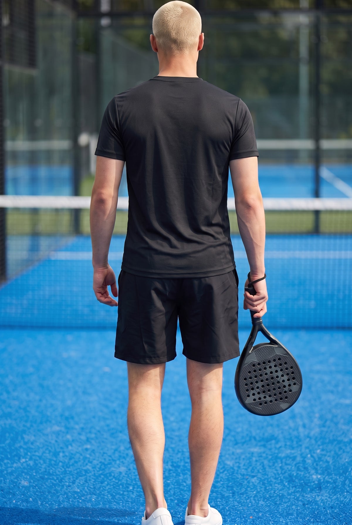 Vacay Court Classic Shorts - Black - Men’s