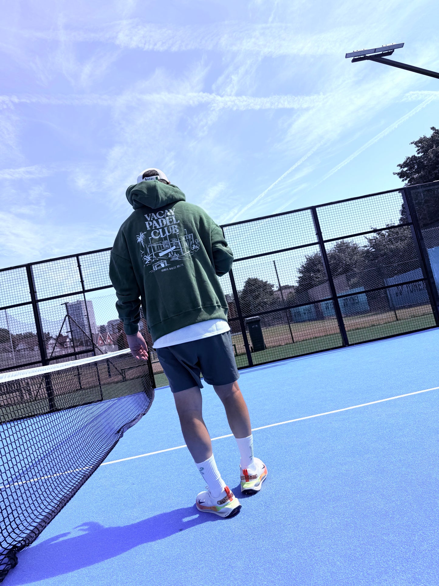 Vacay Padel Club Hoodie - Forest Green - Unisex