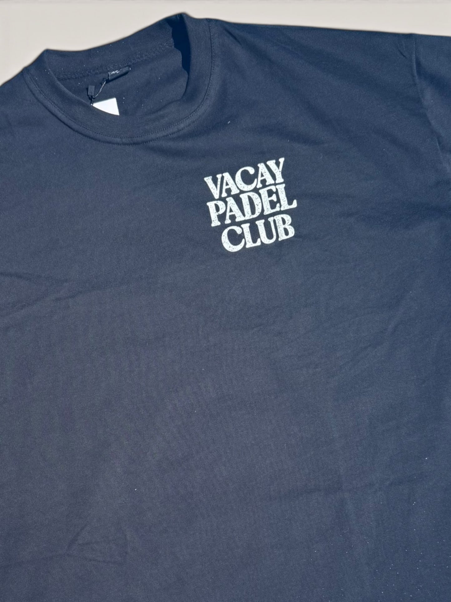 Vacay Padel Club Tshirt - Navy - Unisex
