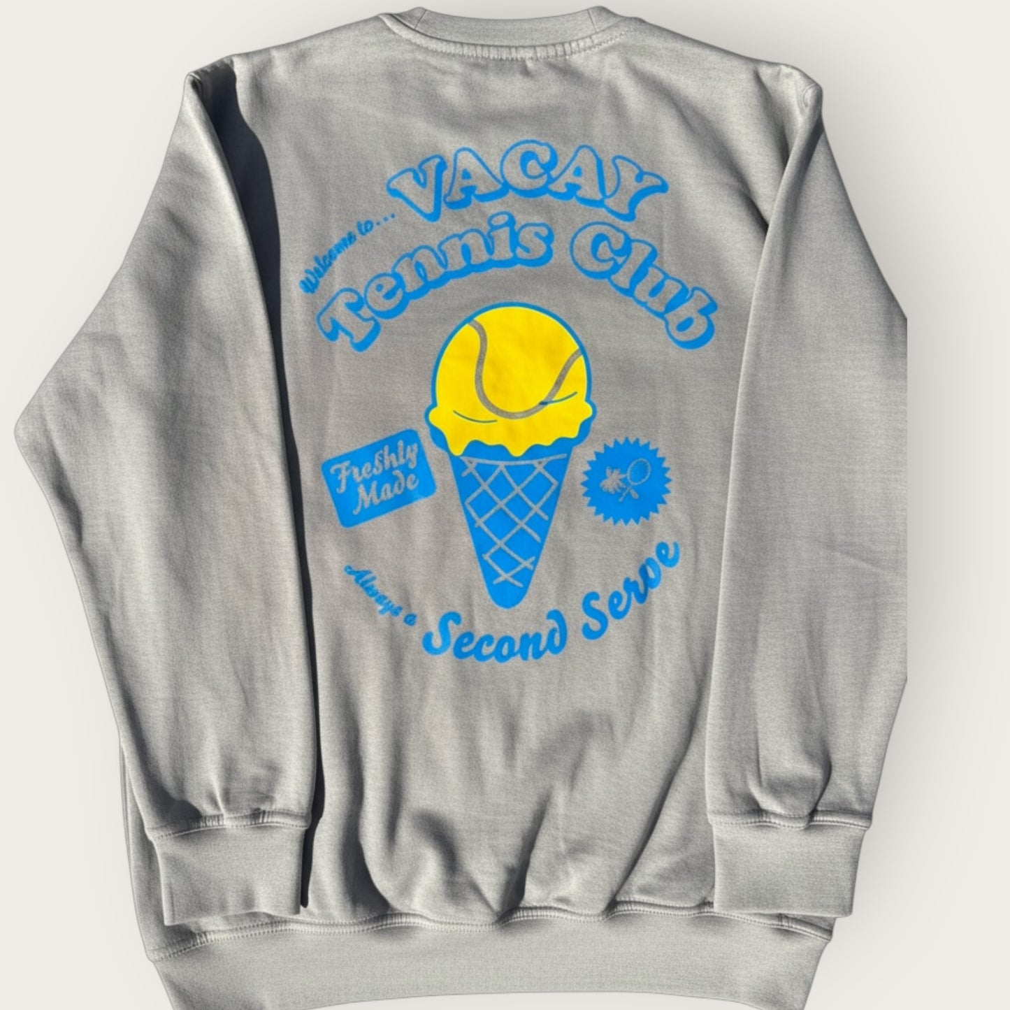 Ice Cream Long Sleeve Tennis Tee Unisex - Graphite