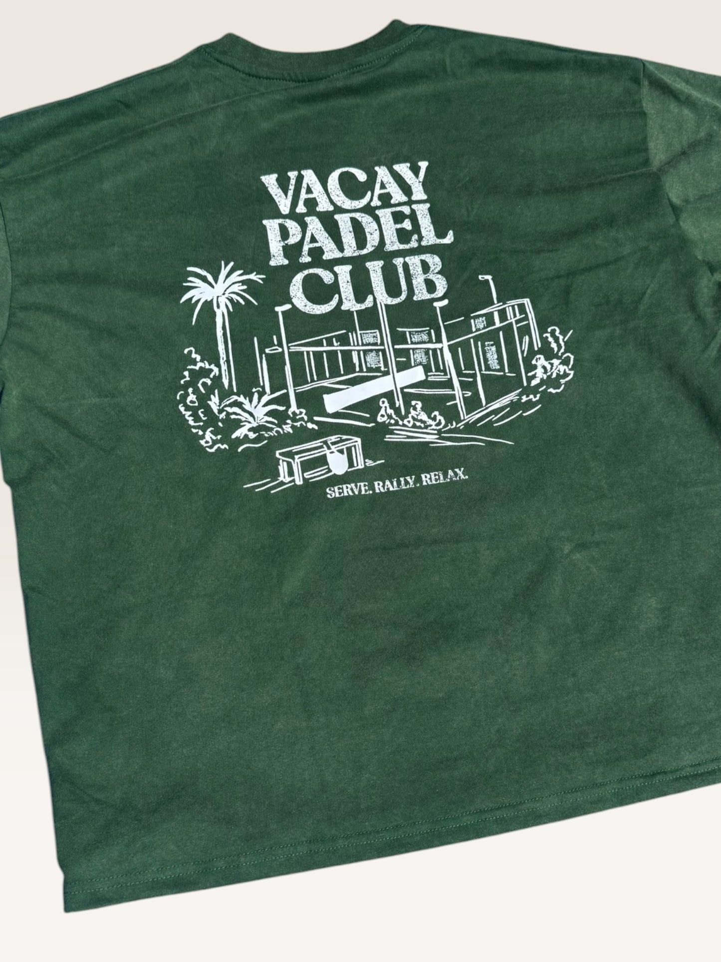 Vacay Padel Club Tshirt - Forest Green - Unisex