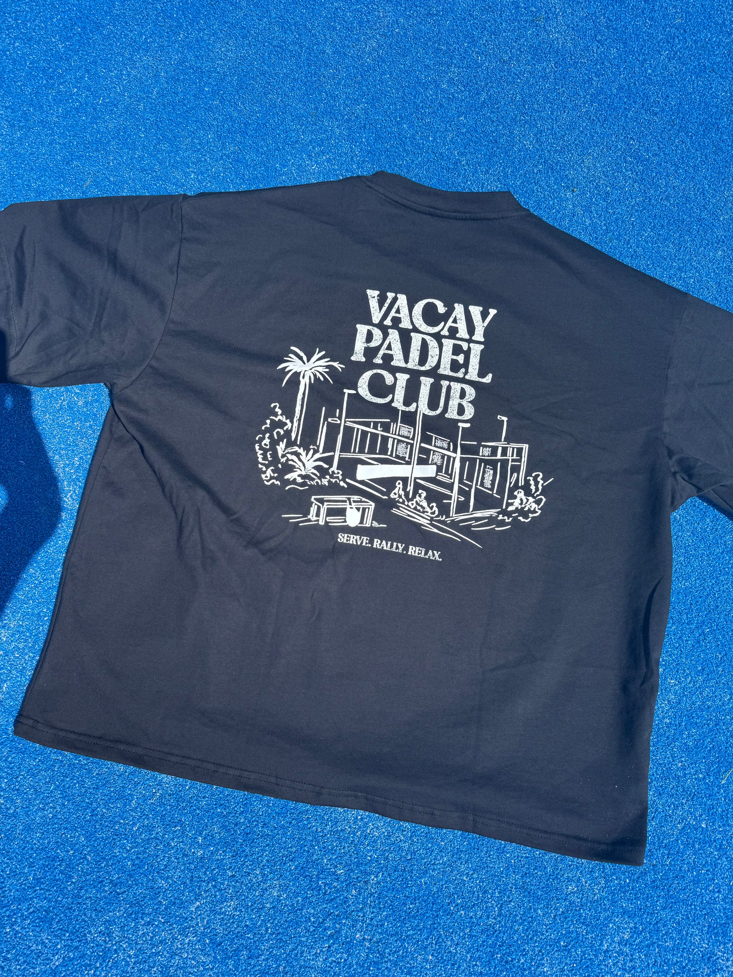 Vacay Padel Club Tshirt - Navy - Unisex