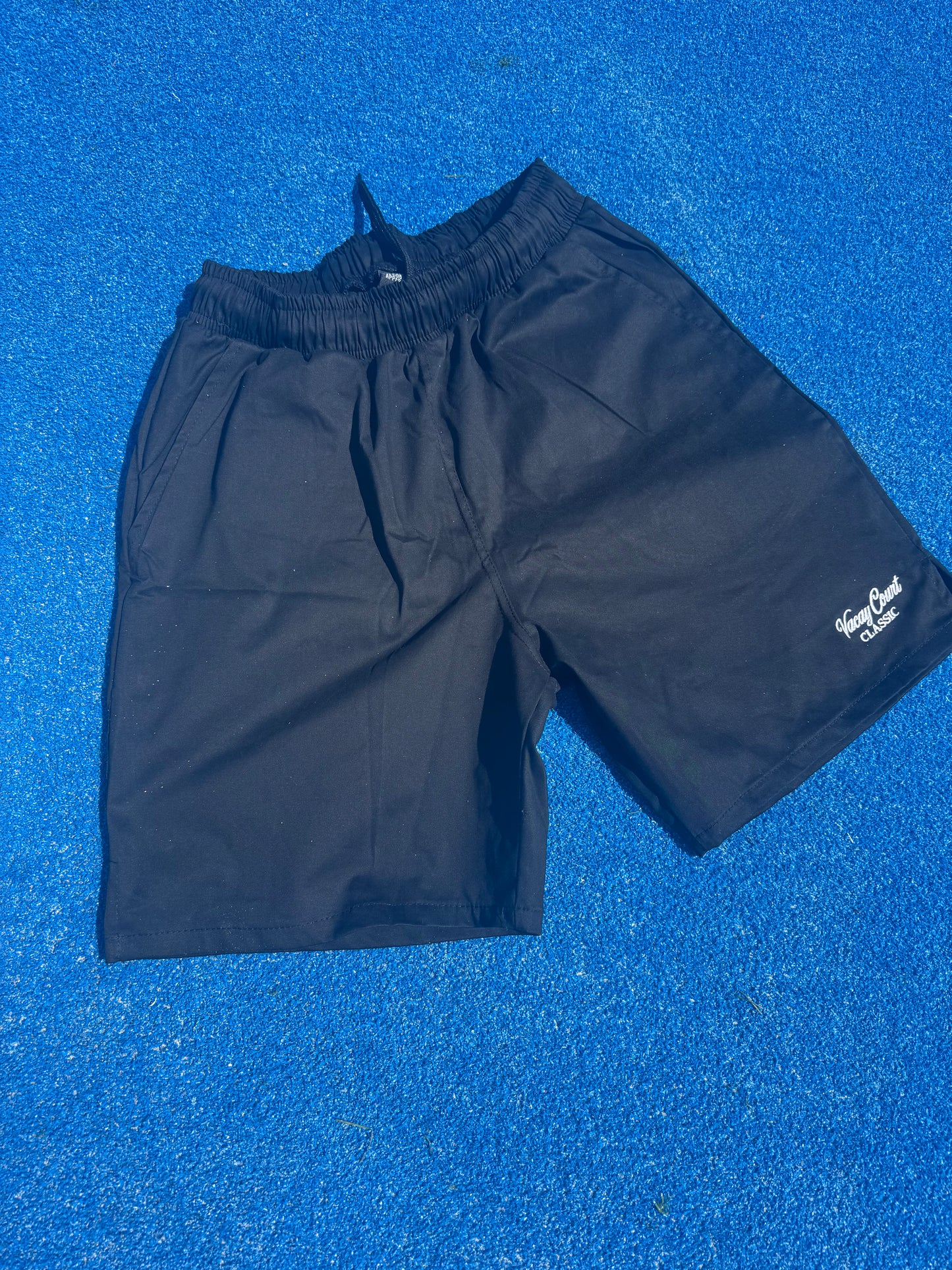 Vacay Court Classic Shorts - Black - Men’s