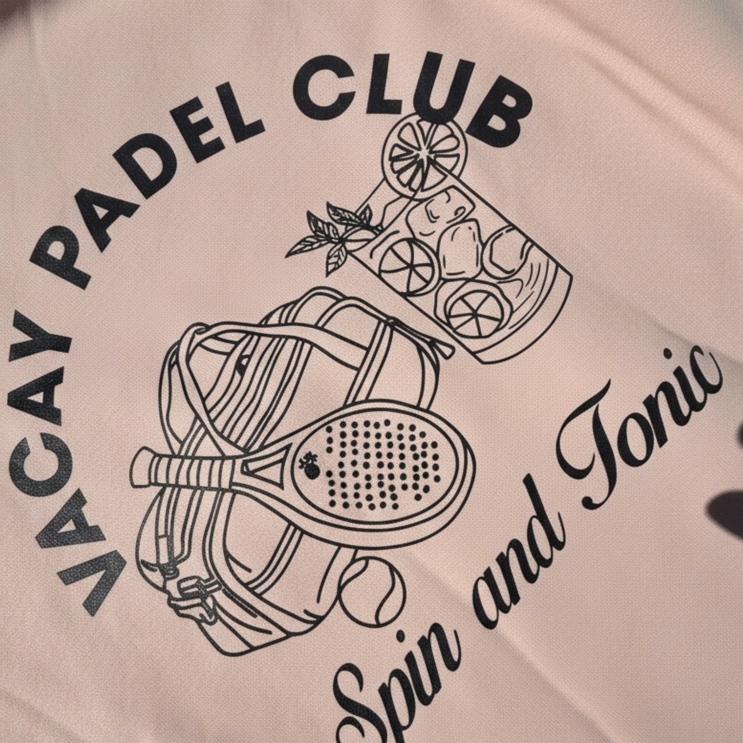 Spin & Tonic Padel Unisex Hoodie - Red Clay