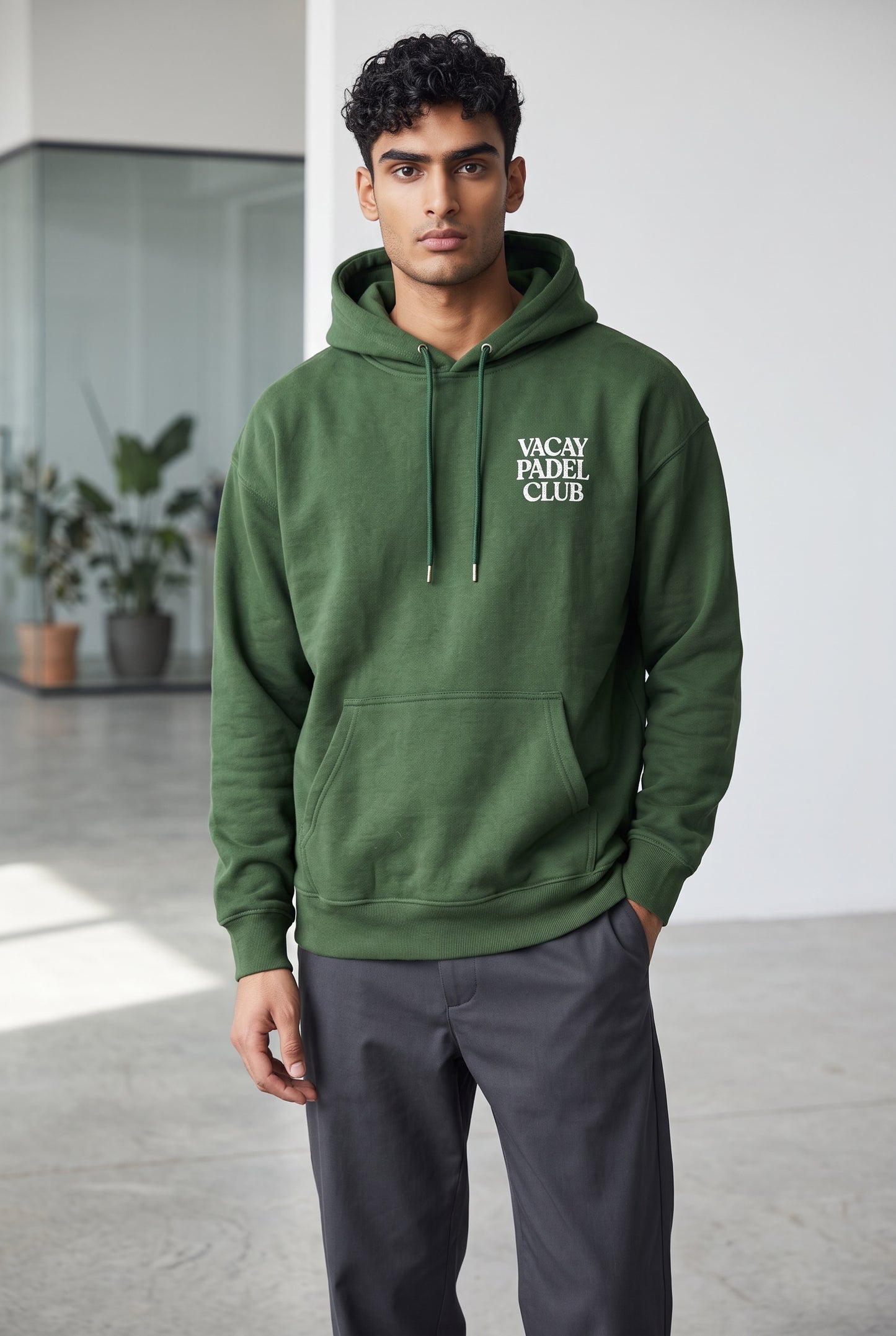 Vacay Padel Club Hoodie - Forest Green - Unisex