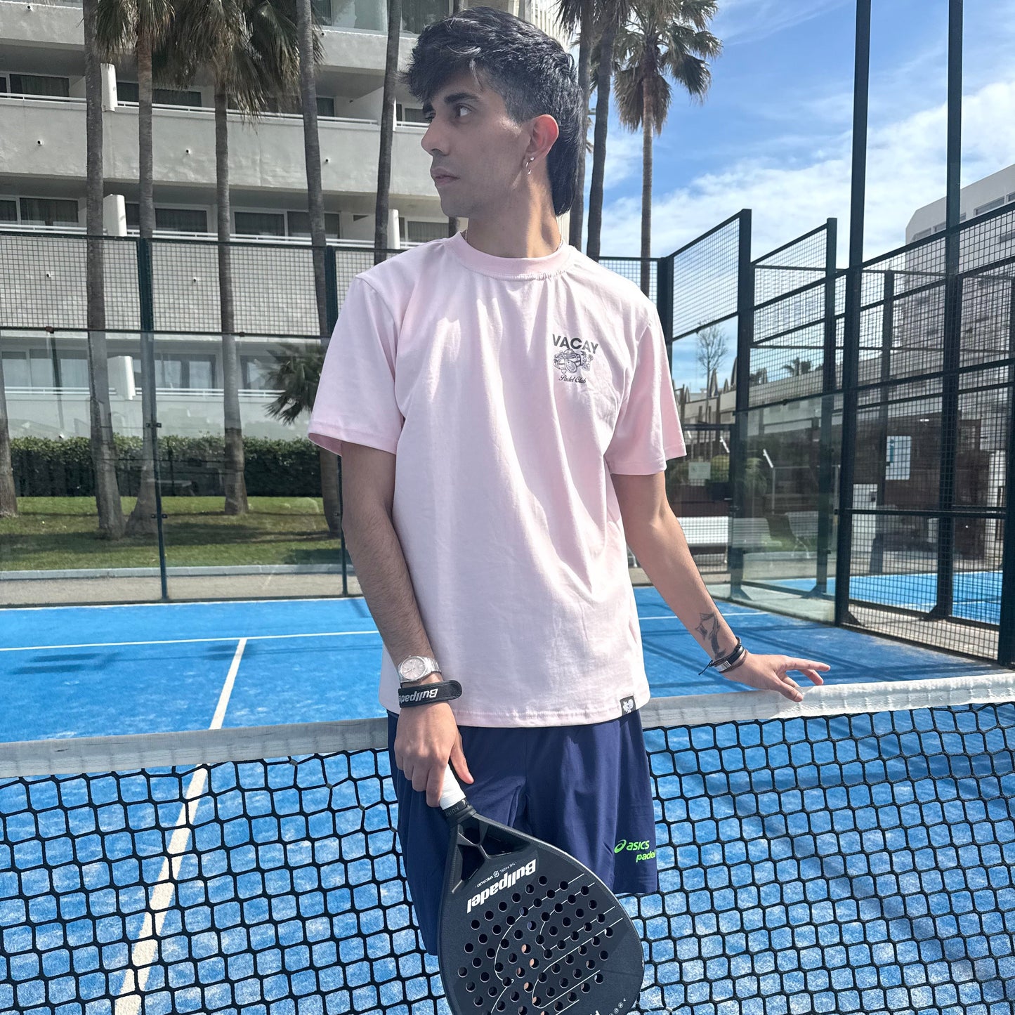 Spin & Tonic Padel Unisex Tee - Red Clay
