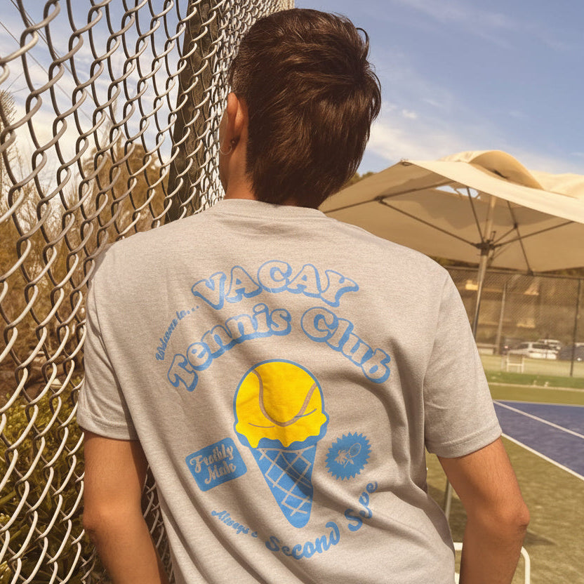 Ice Cream Tennis Tee Unisex - Graphite