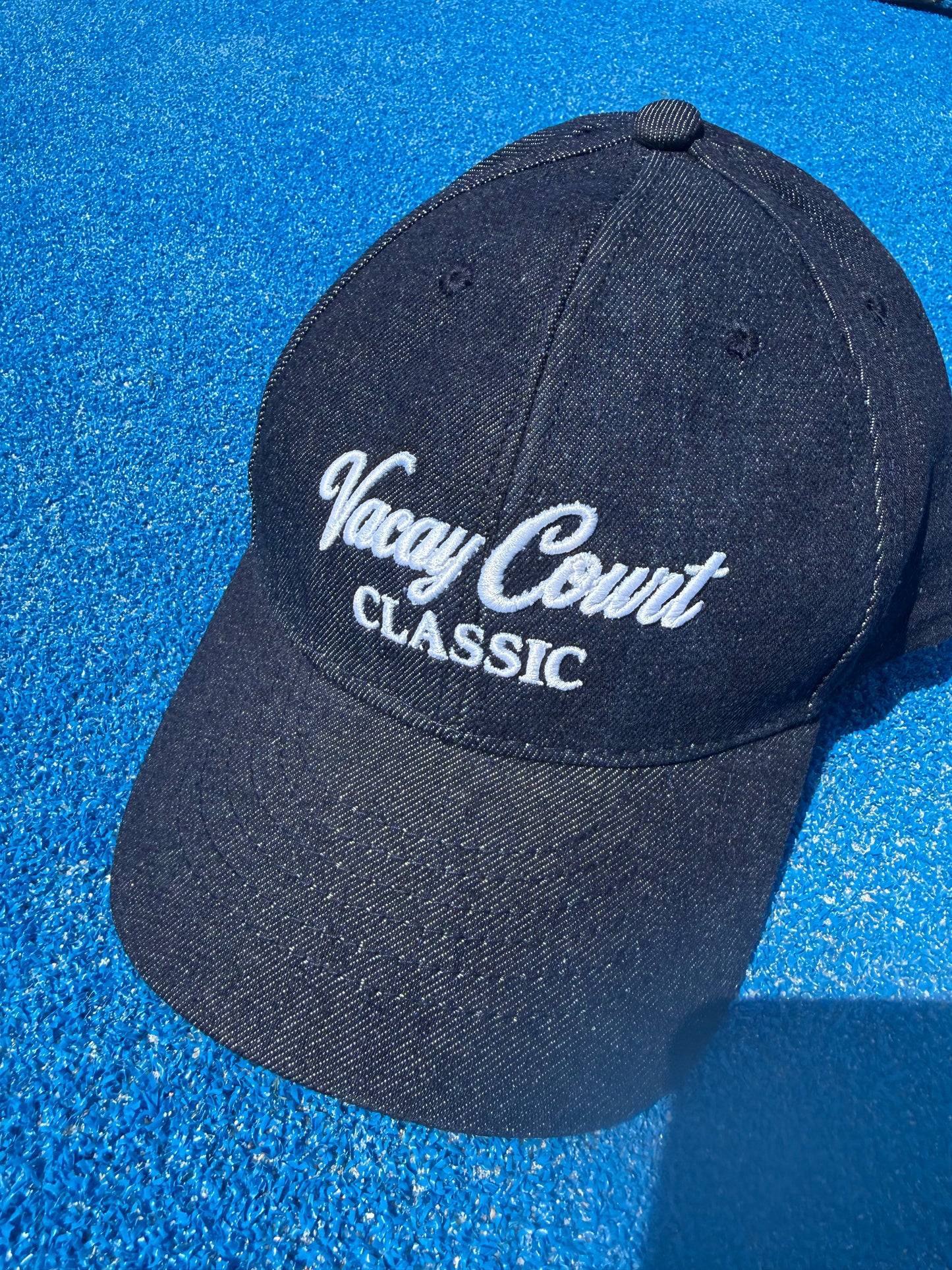 Vacay Court Classic - Dad Cap - Denim Blue