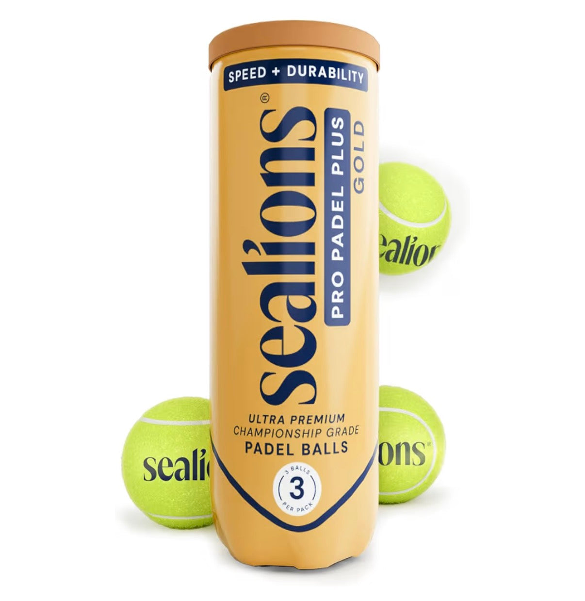 Pro Padel Balls - Tube of 3 (Performance)