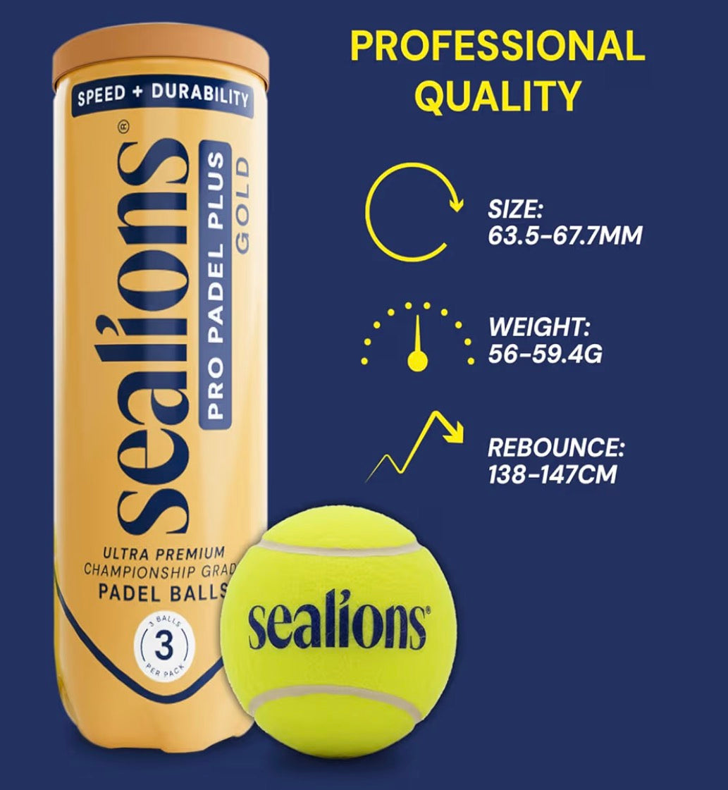 Pro Padel Balls - Tube of 3 (Performance)