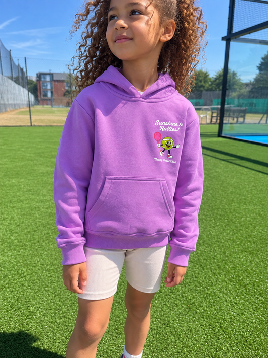 Vacay Padel Club Kids Hoodie - Purple