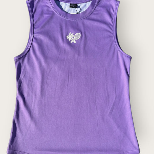 Women’s Tie Break Court Tank -  Violet