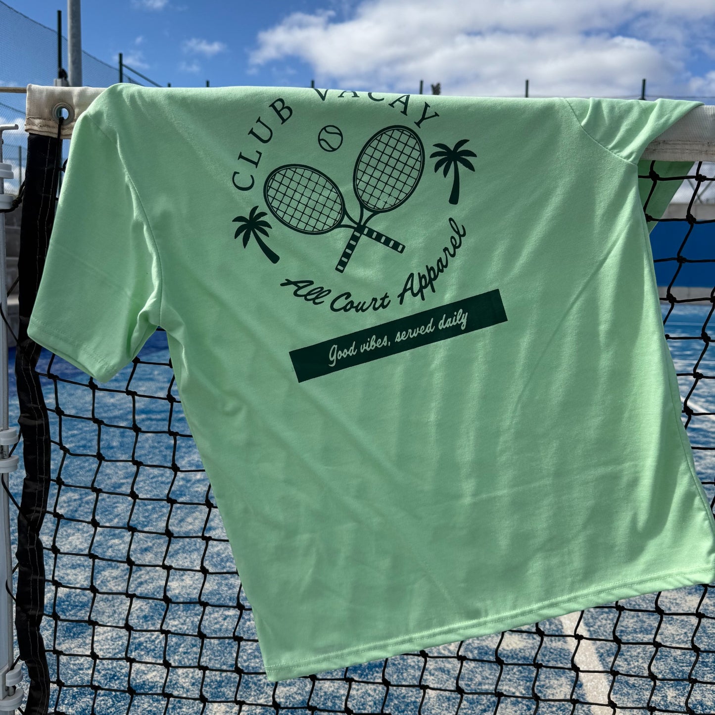 GOOD VIBES T-SHIRT - UNISEX - GREEN