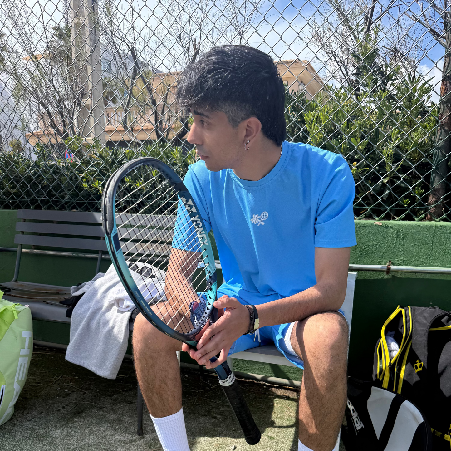 Men’s Performance Ultra Court Tee - Sky Blue