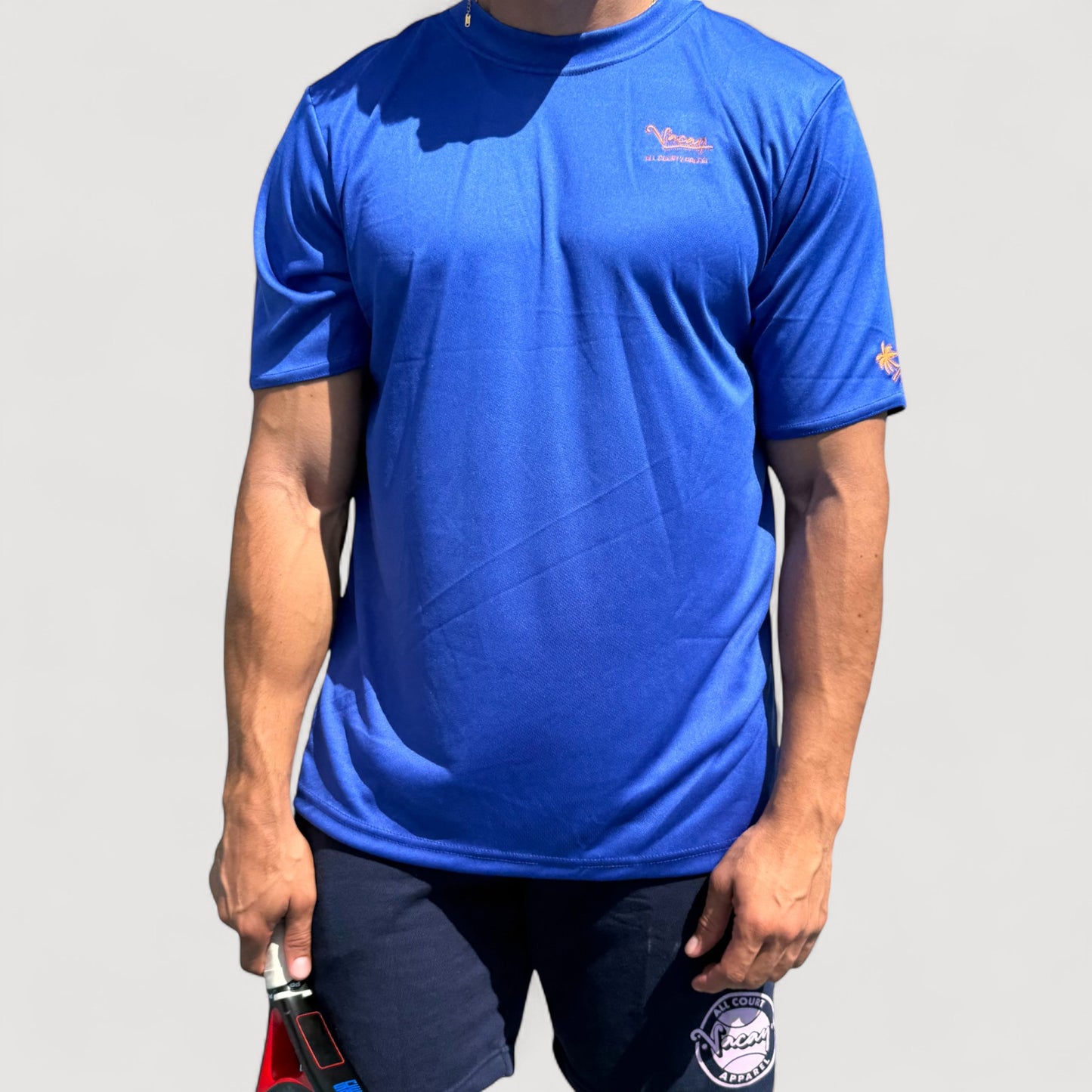 PERFORMANCE COACH T-SHIRT - ELECTRIC BLUE