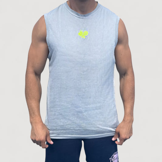 PERFORMANCE MEN'S TOP GUN TANK - STONE GREY